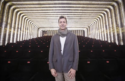 William Allen, director del documental 'Holy Hell', ayer en sala Azcona de Cineteca Matadero.