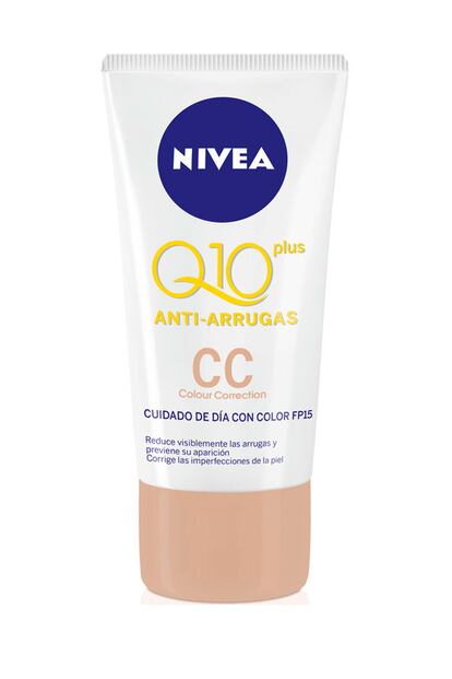 CC Cream de Nivea (12 euros), la perfecta combinación entre crema de día, un toque de color y protección solar (FP15)