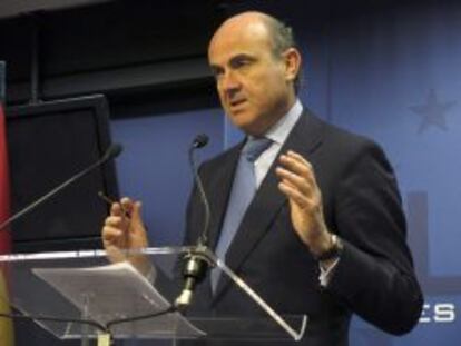 El ministro de Economía y Competitividad, Luis de Guindos. EFE/Arnau Cuesta