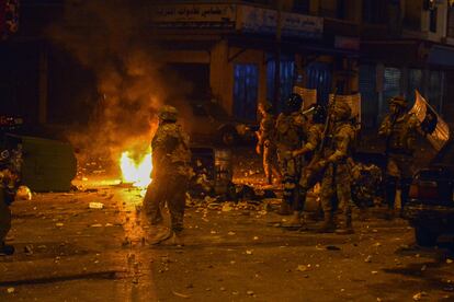 Disturbios en la ciudad libanesa de Trípoli.