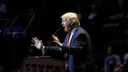 El candidato republicano Donald Trump.