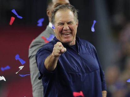 Bill Belichick, entrenador de los New England Patriots.