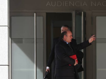 El exgerente del PP madrile&ntilde;o Beltr&aacute;n Guti&eacute;rrez, saliendo de la Audiencia Nacional, en una foto de archivo. 