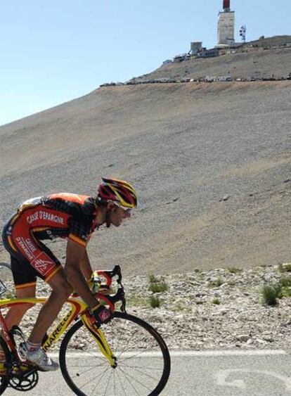 Valverde, camino de la cima del Ventoux.