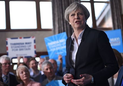 La primera ministra británica, Theresa May.