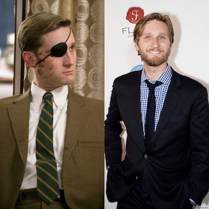 Aaron Staton (Huntington, Virginia Occidental, 1980).

Si bien participa en la serie desde el primer episodio y no pierde el ojo hasta el final de la sexta temporada, en la memoria de todos sus seguidores se asocia su personaje, Ken Cosgrove, al hombre del parche. Tras su paso por ella, su logro más sonado ha consistido en protagonizar el videojuego L. A. Noire.