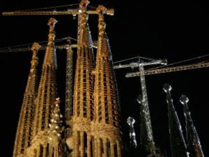Vista de las torres del templo de la Sagrada Familia. EFE/Archivo