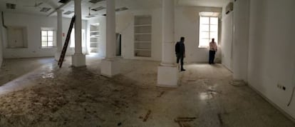 Vivienda dañada por la humedad en Almería.