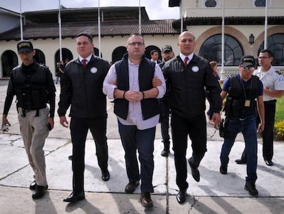 Javier Duarte, antes de su extradici&oacute;n a M&eacute;xico.