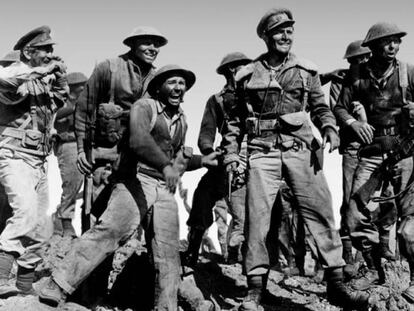 Un fotograma de 'Las rates del desert', amb Richard Burton (centre) com una d'elles.