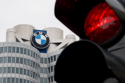 La sede de la automovilística BMW en Múnich, Alemania.