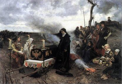 'Doña Juana la Loca' (1877), obra de Francisco Padilla.