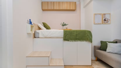 El precio de habitaciones en venta como esta de la imagen cuesta entre 60.000 y 80.000 euros.