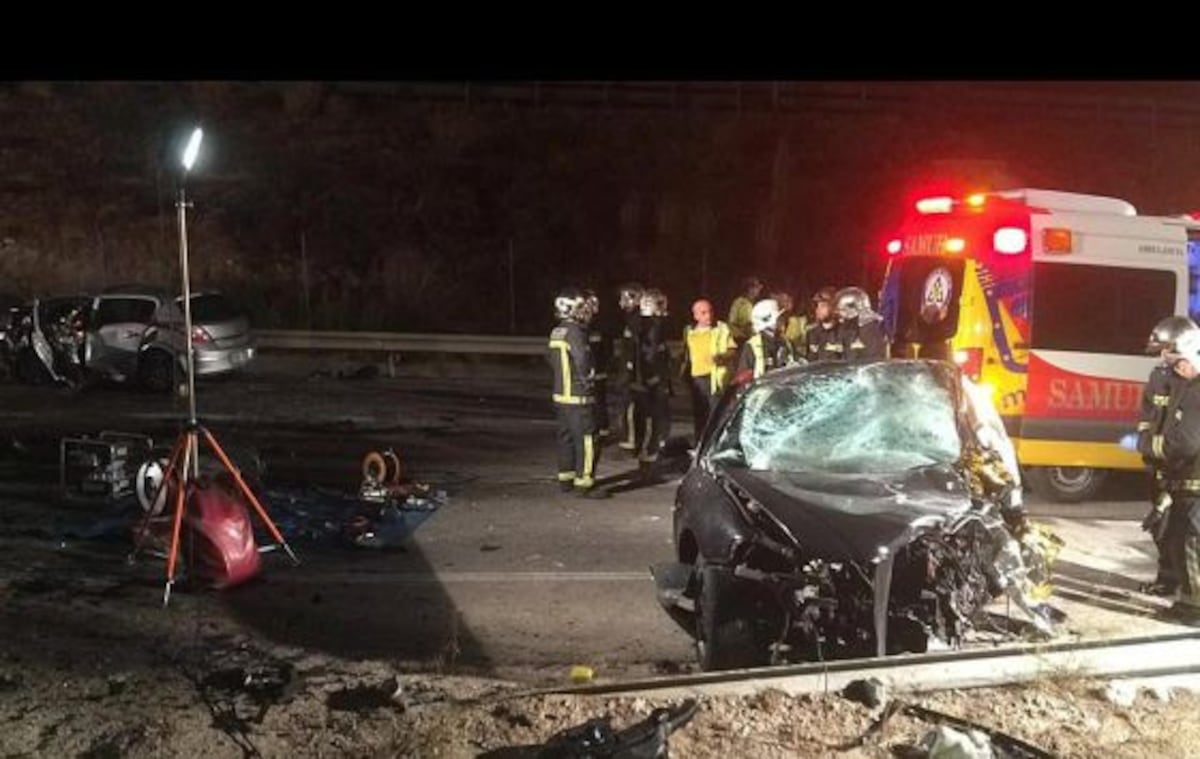 Mueren tres personas en un choque frontal en la M-203 | Noticias de ...