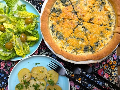 La quiche entera, toda la quiche entera