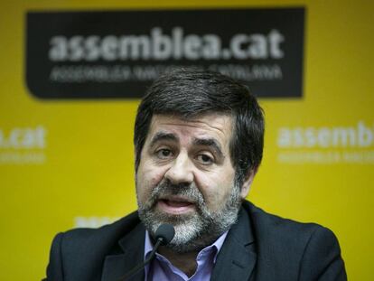 Jordi Sánchez, presidente de la Assamblea Nacional Catalana.