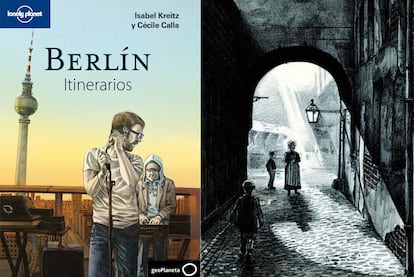 "El encanto de Berlín no salta a la vista". La primera línea de esta ¿guía? es una declaración de intenciones. La periodista <a href="http://www.theeuropean.de/ccile-calla">Cecile Calla</a> y la ilustradora <a href="http://de.wikipedia.org/wiki/Isabel_Kreitz" target="_blank">Isabel Kreitz</a> han creado en <b>'<i>Berlín Itinerarios</i>'</b> un mosaico de paseos que recorren la capital alemana con otros ojos. Más allá de monumentos y clásicos, las autoras se fijan en los barrios industriales, la cultura alternativa, los hitos arquitectónicos o la huella de la inmigración. Editado por <a href="http://www.lonelyplanet.es/Home.aspx" target="_blank">Lonely Planet /Geoplaneta</a>, '<i>Berlín Itinerarios'</i>, sale a la venta, por 15 euros, el próximo 22 de mayo.