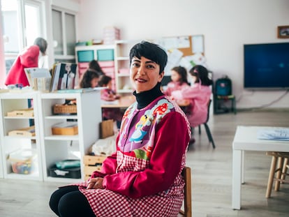 Una clase de infantil en Galicia.