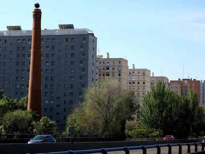 Barrio de San Cristobal, en Madrid, donde el PSOE ha logrado un 44,1% de los votos.