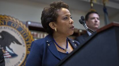 Loretta Lynch, fiscal general de Estados Unidos.