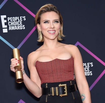 También la actriz Scarlett Johansson estuvo entre las premiadas.