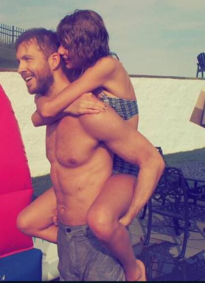 Calvin Harris y Taylor Swift, el verano pasado.