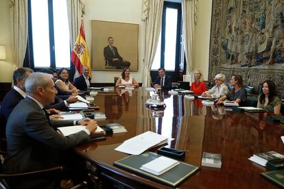 Primera reunión de la Mesa del Congreso el viernes, presidida por Francina Armengol.