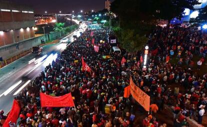 Protesto contra a Copa em 4 de junho.