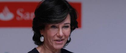 La presidenta de Banco Santander, Ana Botín