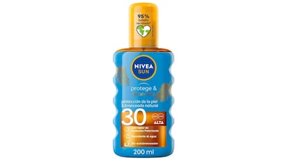 Protector solar y bronceador 2 en 1 de Nivea