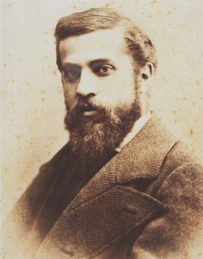 Gaudí por Paul Audoard, el 1878.