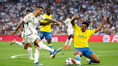 Joselu marca el segundo del Real Madrid.