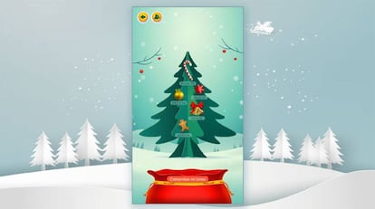 En Sneaky Santa de Xiaomi debemos recoger el mayor número posible de regalos del árbol de Navidad