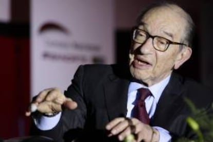 En la imagen, el expresidente de la Reserva Federal estadounidense Alan Greenspan. EFE/Archivo