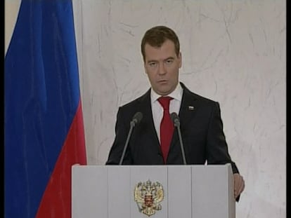 Medvédev: "Es necesario llevar a Rusia a la modernización"