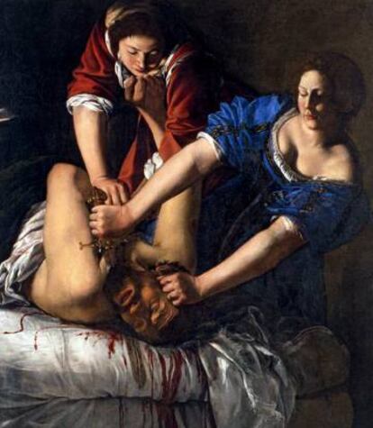 El cuadro 'Judith que decapita Holoferne' (1611), Artemisia Gentileschi.