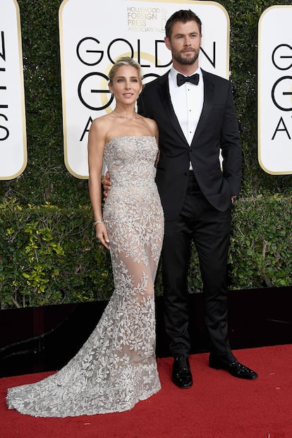 Elsa Pataky, la única española en la alfombra roja, acudió acompañada de su marido Chris Hemsworth.