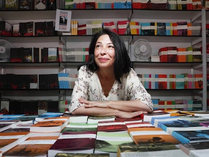 Belén Rubiano, la semana pasada en un estand de la feria del Libro del Madrid.