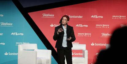 Mitchell Baker durante su intervención en el evento Tecnología y Sociedad, organizado por El País Retina