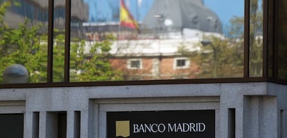 Imagen de la sede de Banco Madrid.