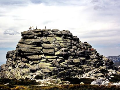 Uno de los Siete Picos, en la Sierra de Guadarrama, en Madrid.