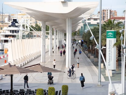 Palmeral de las Sorpresas en Málaga