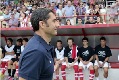 Valverde, en su primer amistoso de su nueva época en el Athletic.