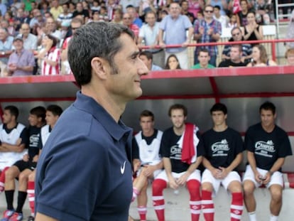 Valverde, en su primer amistoso de su nueva época en el Athletic.