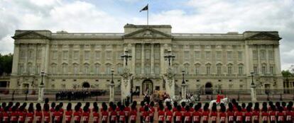 El Palacio de Buckingham, la residencia de la reina Isabel en Londres