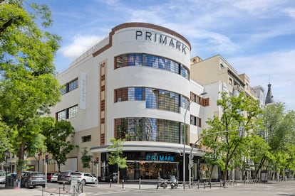 Exterior de la nueva tienda de Primark, en la madrileña calle de Conde de Peñalver, en el barrio de Goya.