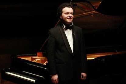 Evgeny Kissin, durante un concierto en el Centro Barbican de Londres, en marzo de 2016.
