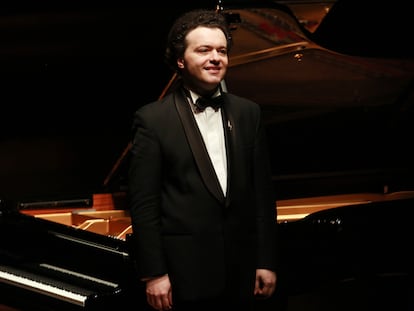 Evgeny Kissin, durante un concierto en el Centro Barbican de Londres, en marzo de 2016.