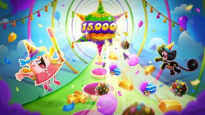 Imagen promocional del nivel 15.000 de 'Candy Crush'.