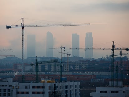 Obras en Madrid.